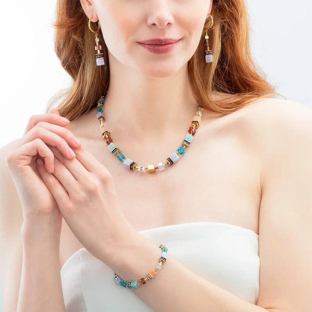 Серьги Coeur de Lion Multicolour Art Nouveau 3039/21-1578