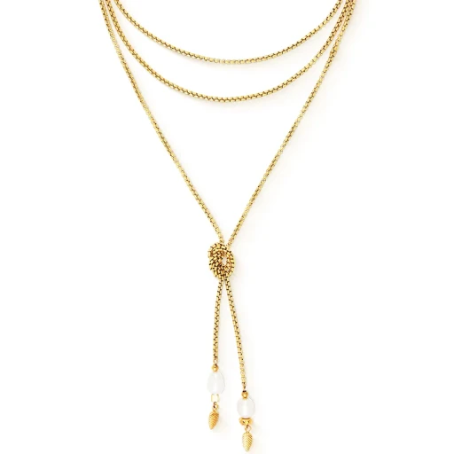 Колье Coeur de Lion Gold-White 1139/10-1614