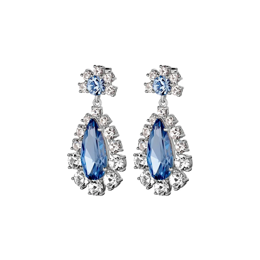 Серьги Dyrberg Kern LUCIA SS LIGHT BLUE / CRYSTAL 420035 BW/BL/S