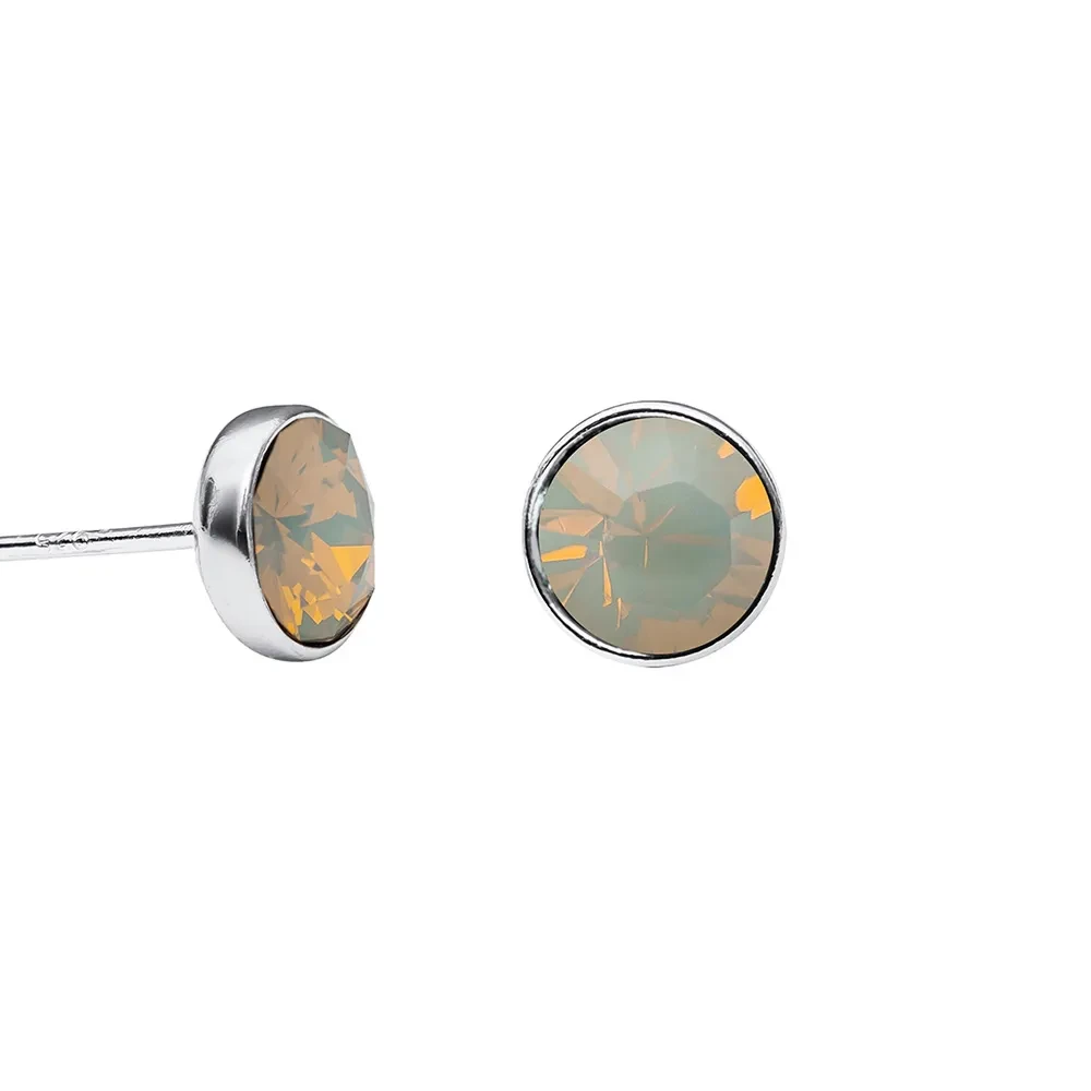 Пусеты Light Grey Opal Fiore Luna SWE297 LGO S