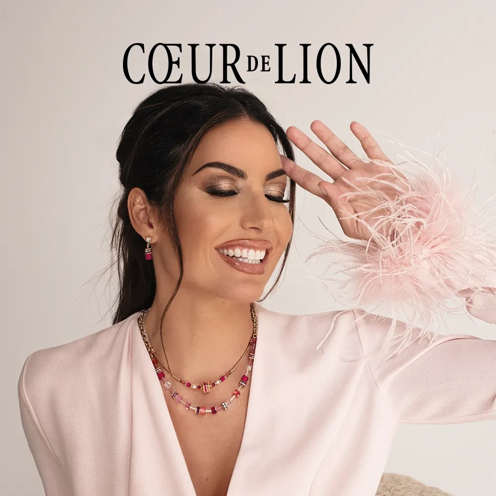 Колье Coeur de Lion Red-Beige 4905/10-0310