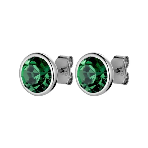 Серьги Dyrberg Kern DIA SS EMERALD GREEN 430134