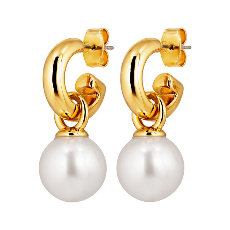 Серьги Dyrberg Kern LONA SG WHITE PEARL 490118