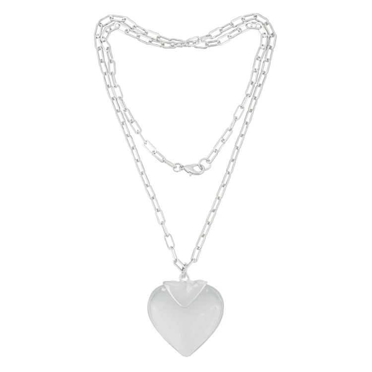 Колье Fiore Luna Crystal Heart LN5118 BW/S