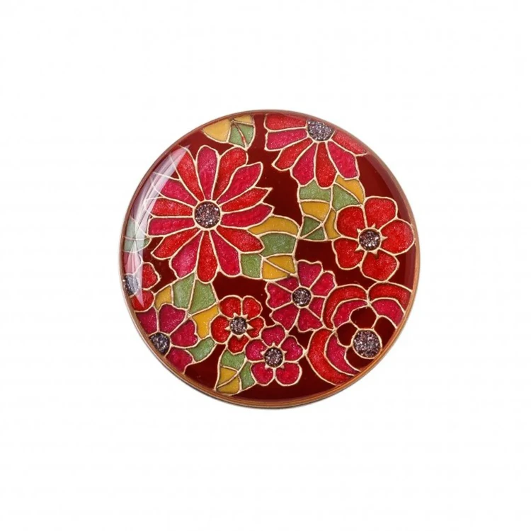 Брошь Clara Bijoux Ромашки F75398 R