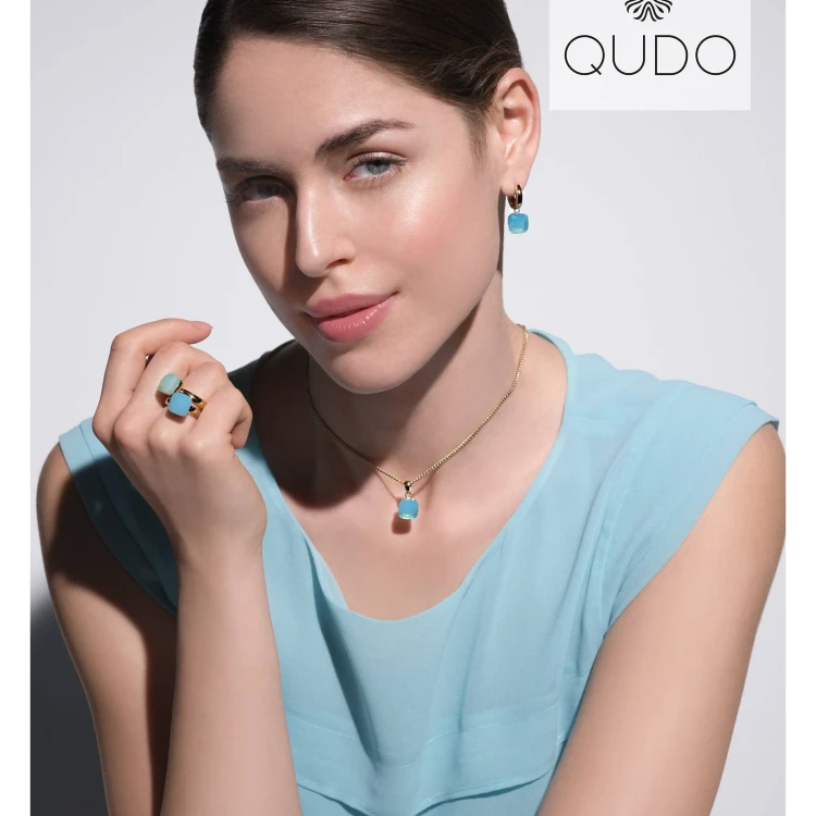 Серьги Qudo Firenze ruby 300048 R/S