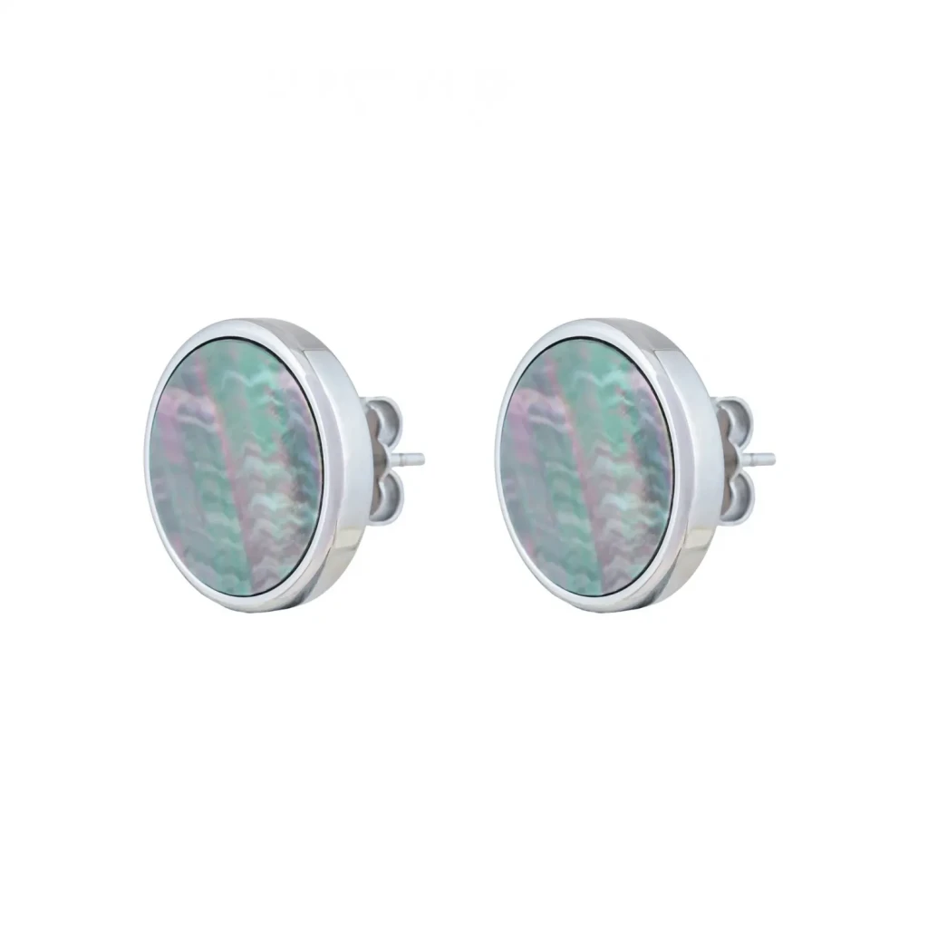 Fiore Luna Пусеты SHELL AE01734-1 BW/S