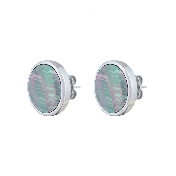 Fiore Luna Пусеты SHELL AE01734-1 BW/S