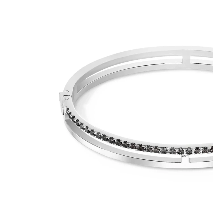 Браслет Coeur de Lion Black-Silver 0136/32-1317 17