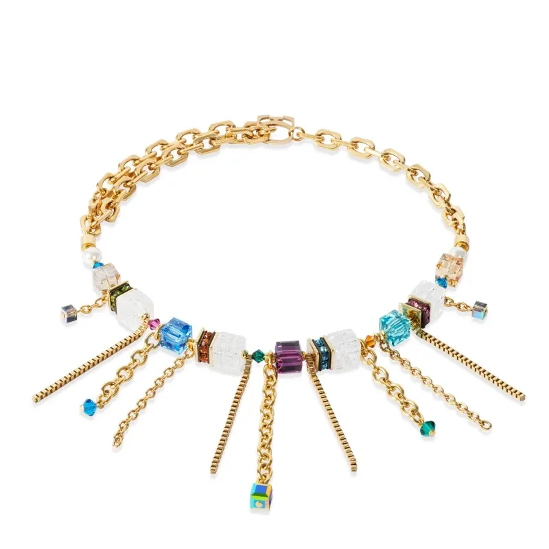 Колье Coeur de Lion Multicolour Gold 3020/10-1516