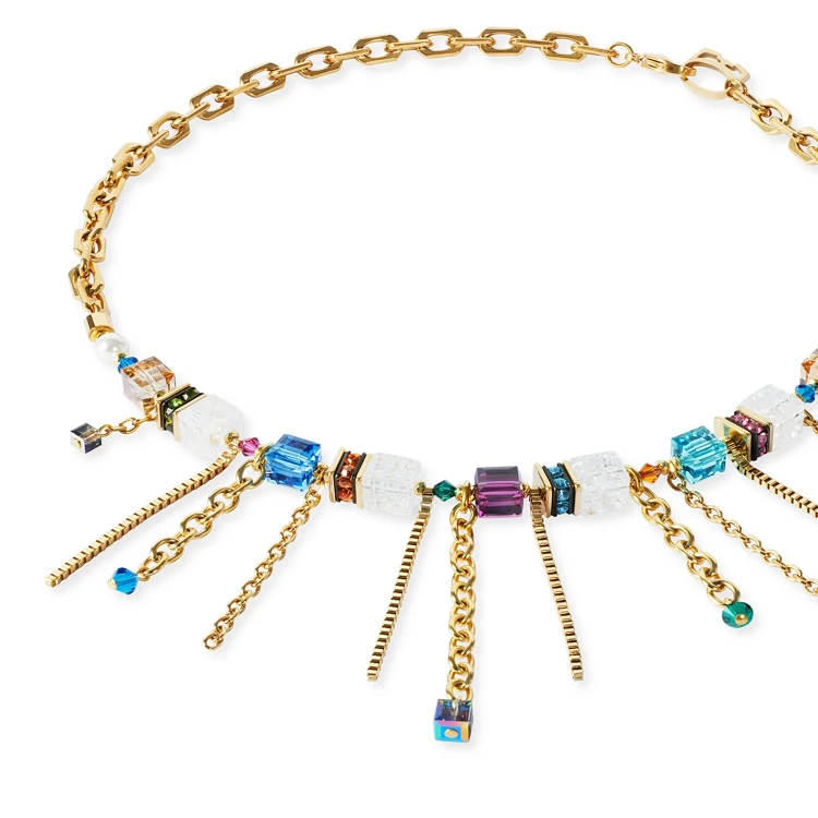 Колье Coeur de Lion Multicolour Gold 3020/10-1516