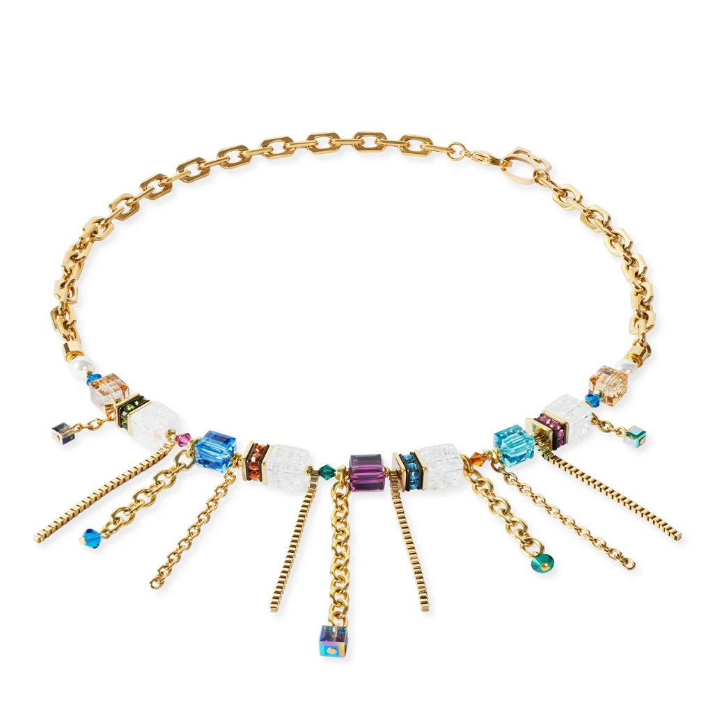 Колье Coeur de Lion Multicolour Gold 3020/10-1516
