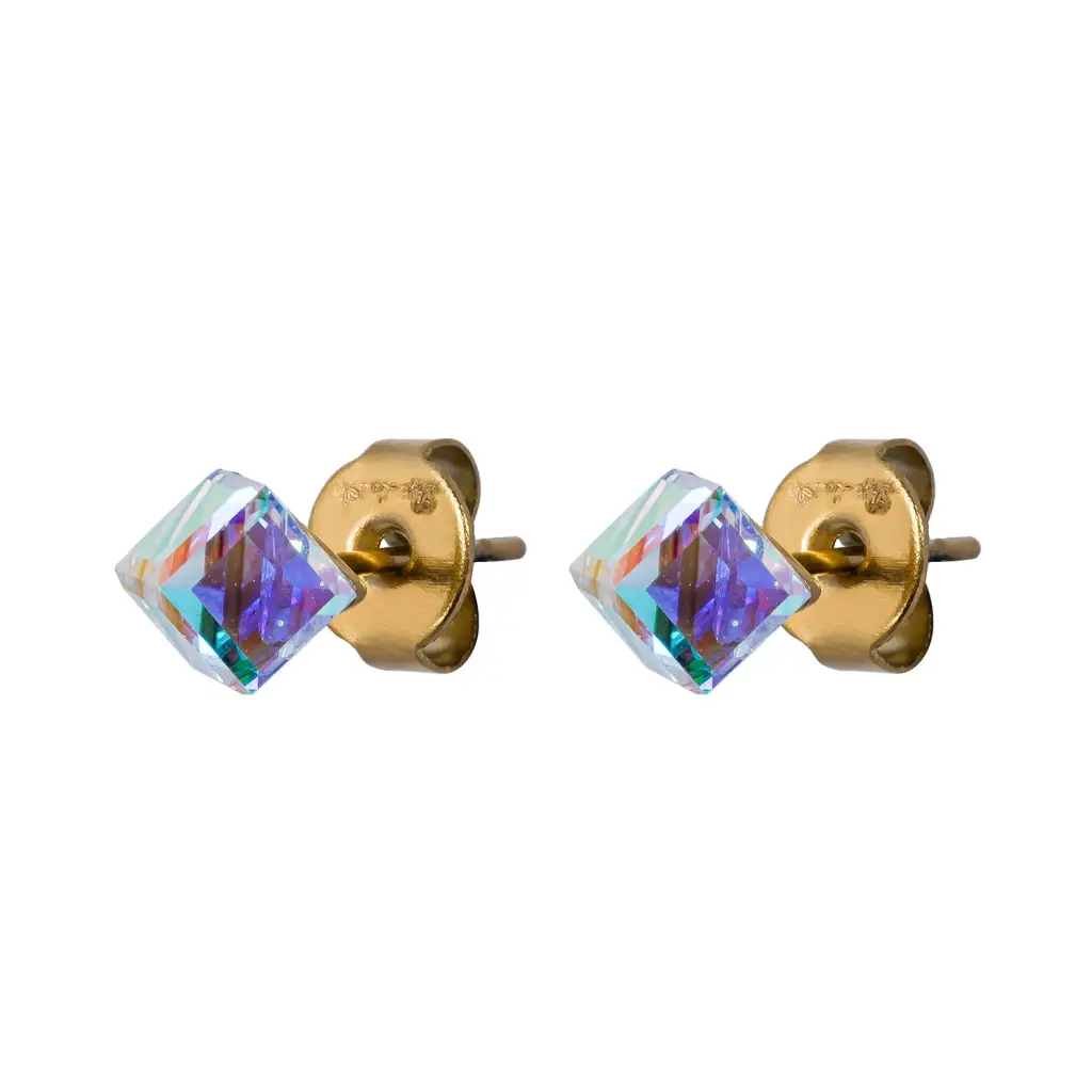 Fiore Luna Пусеты Crystal AB SWE0127/1 AB G