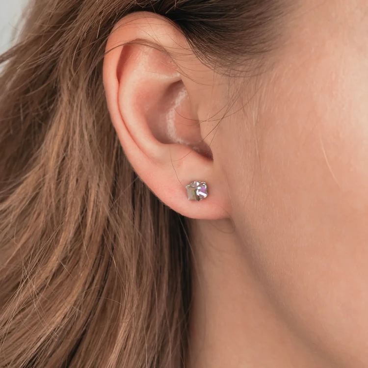 Fiore Luna Пусеты Crystal AB SWE0127/1 AB G
