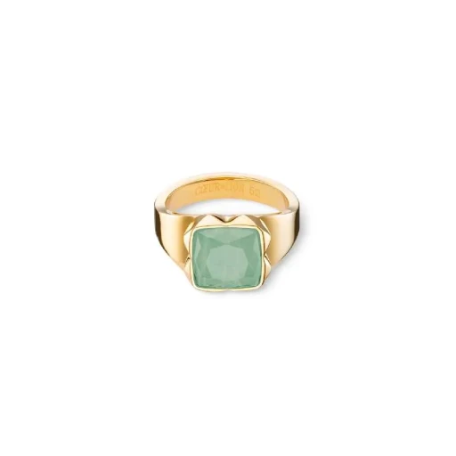Кольцо Coeur de Lion Green-Gold 1200/40-0516 52