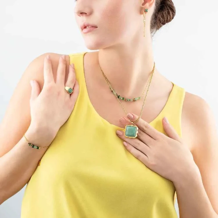 Кольцо Coeur de Lion Green-Gold 1200/40-0516 52