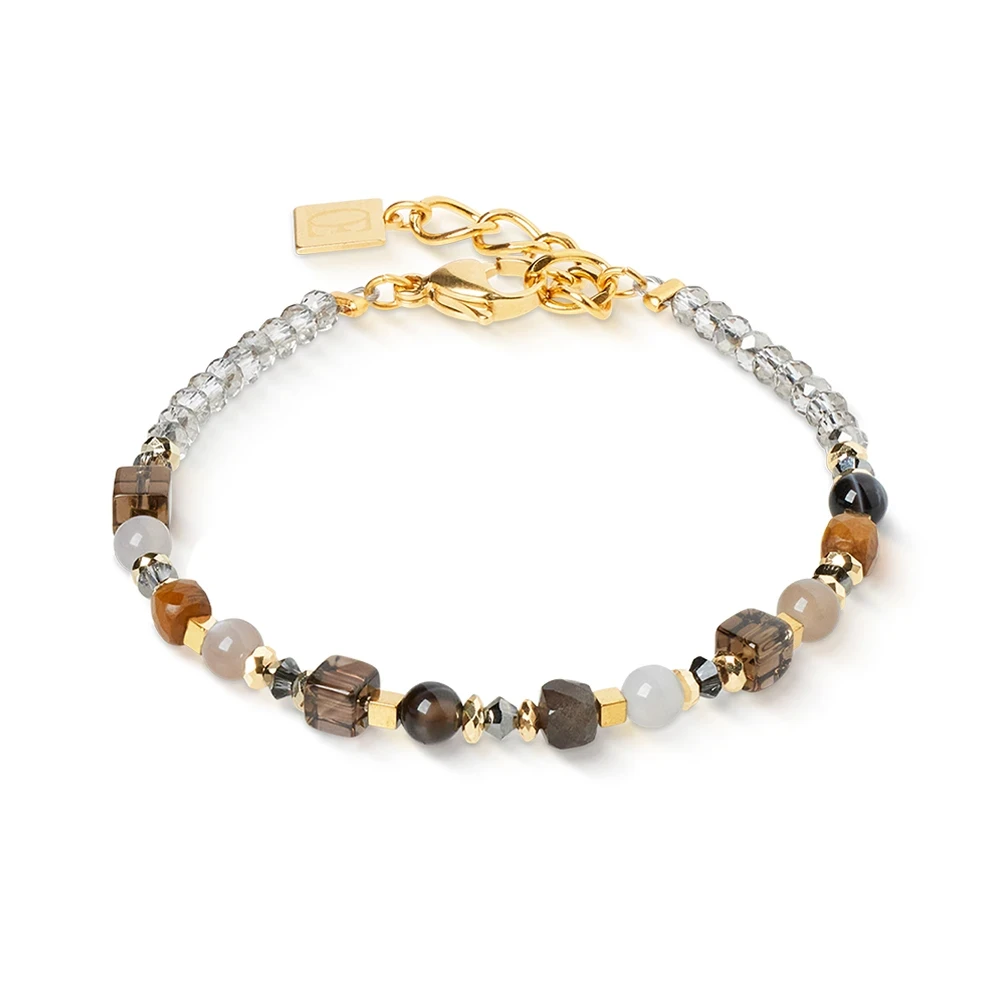 Браслет Coeur de Lion Brown-Grey 4347/30-1112