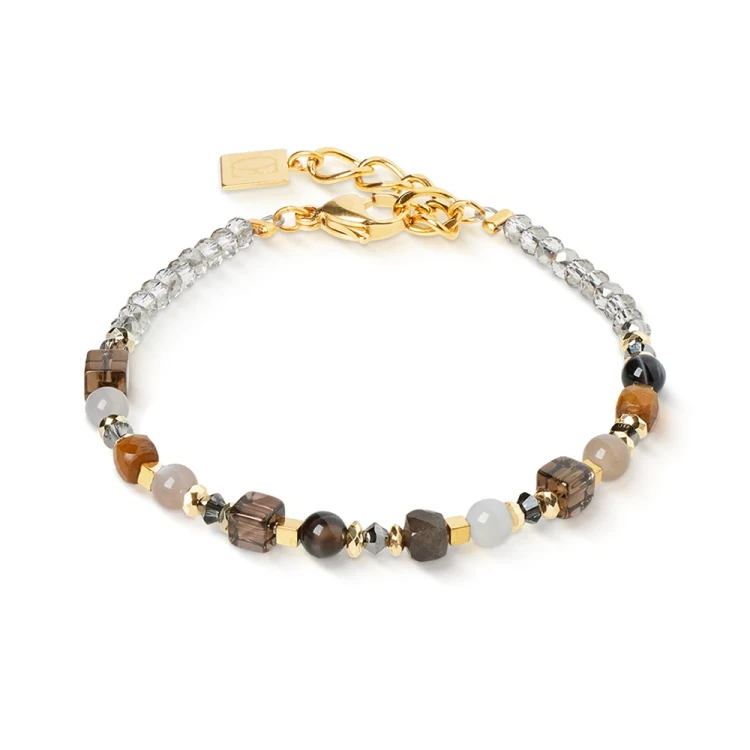 Браслет Coeur de Lion Brown-Grey 4347/30-1112