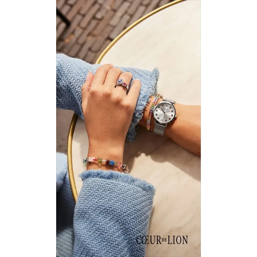 Кольцо Coeur de Lion Light Blue-Silver 17.2 мм 0500/40-0741 54