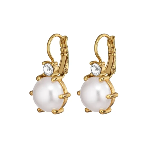Серьги Dyrberg Kern BEGONIA SG WHITE PEARL 460040