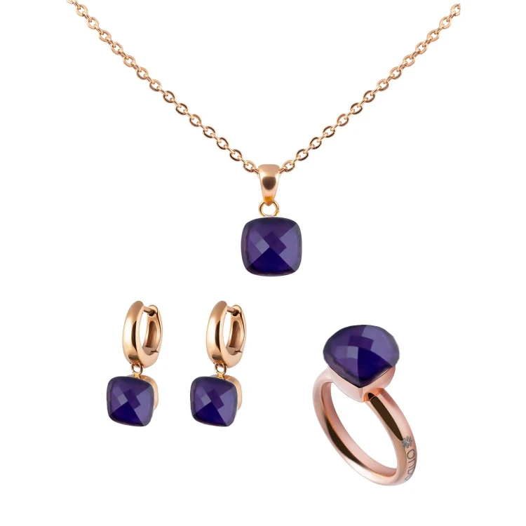 Кольцо Qudo Firenze tanzanite 19 мм 610606 V/RG