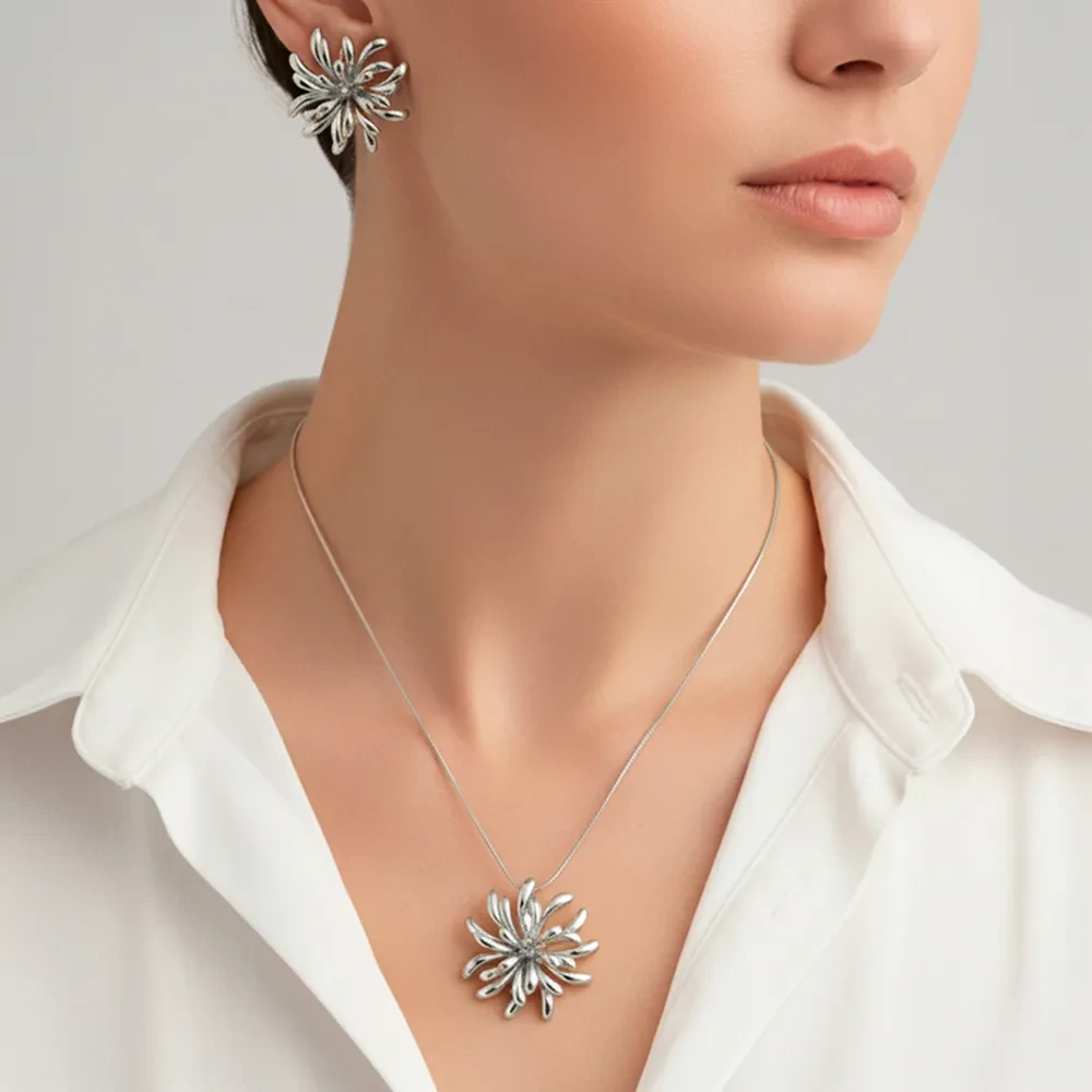 Комплект Fiore Luna колье+серьги SG201746E-002 S