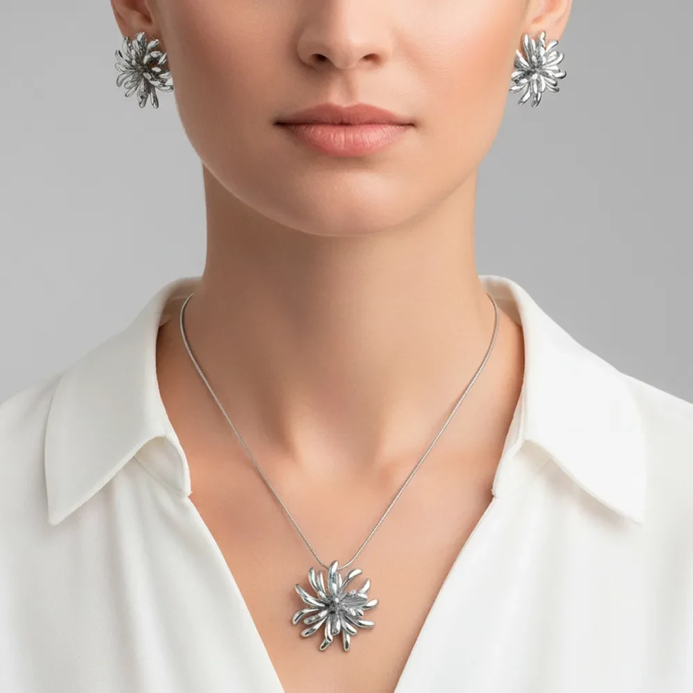 Комплект Fiore Luna колье+серьги SG201746E-002 S
