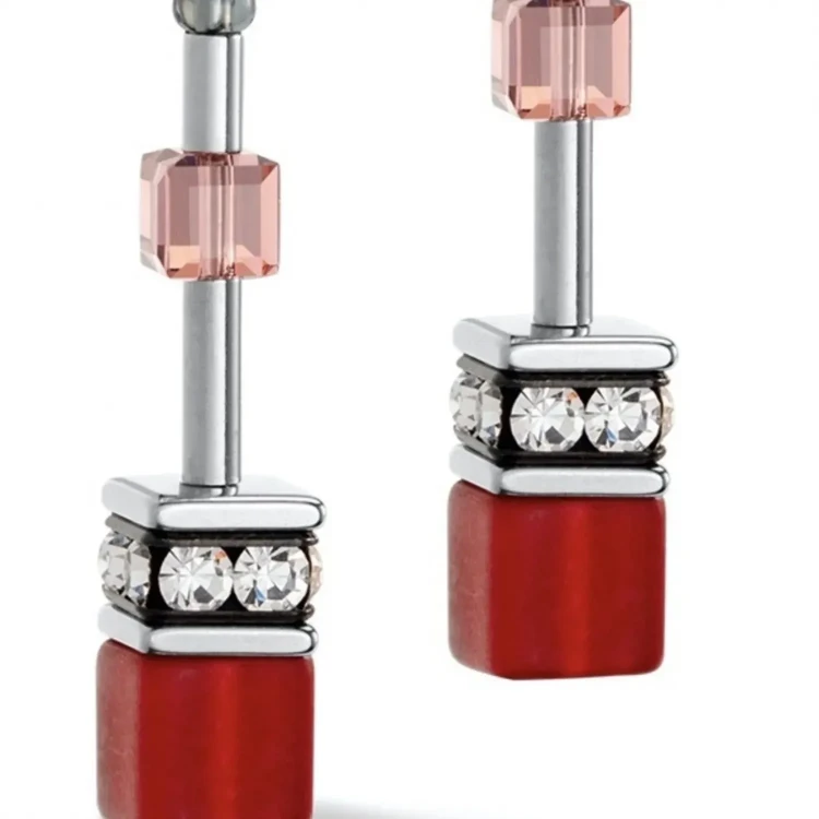 Пусеты Coeur de  Lion Red 5012/21-0300