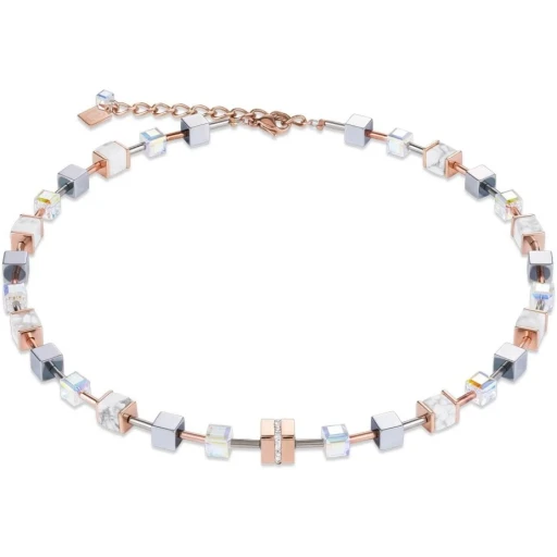 Колье Coeur de Lion Rosegold-White *4965/10-1632
