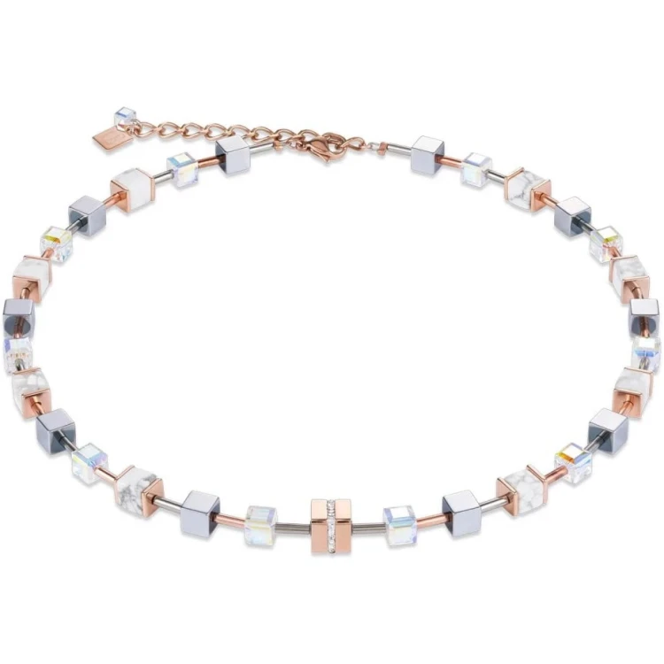 Колье Coeur de Lion Rosegold-White *4965/10-1632