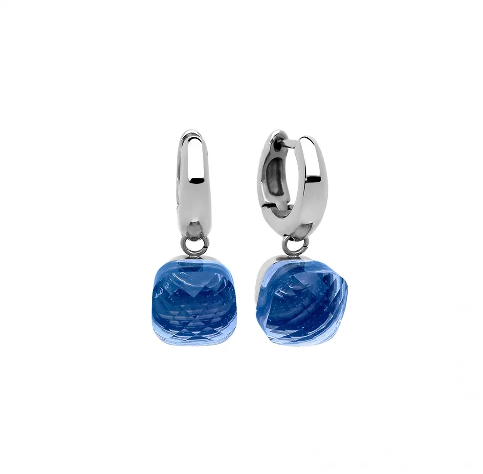 Серьги Qudo Firenze light sapphire 300186 BL/S