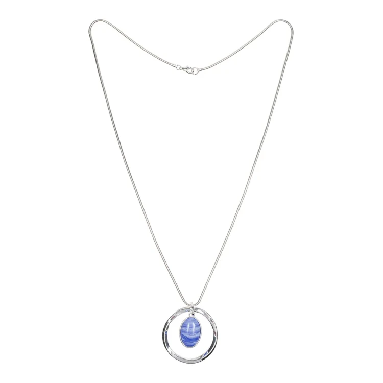 Колье Fiore Luna SAPPHIRINE AGATE LN5141 BL/S