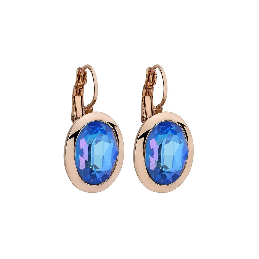 Серьги Qudo Tivola Royal Blue Delite 303188 BL/RG