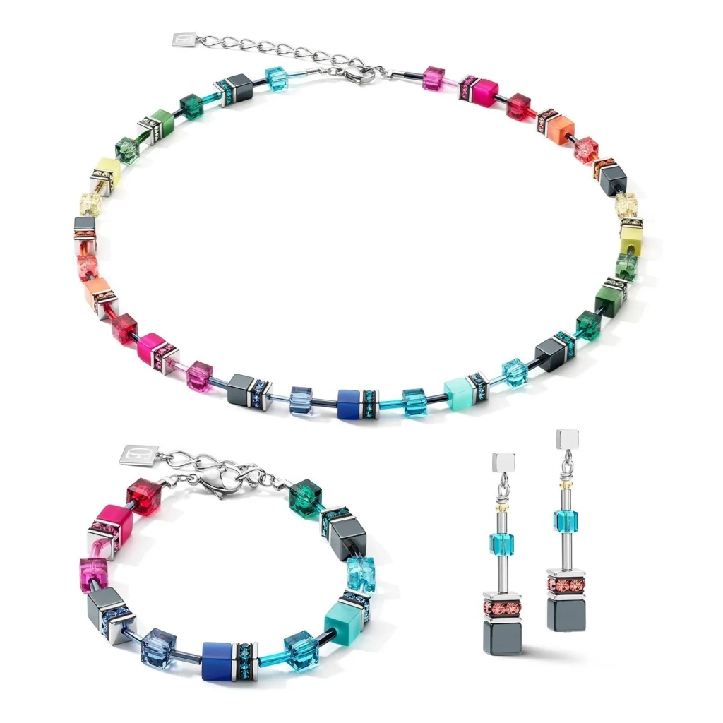 Колье Coeur de Lion Multicolor Rainbow 5012/10-1520