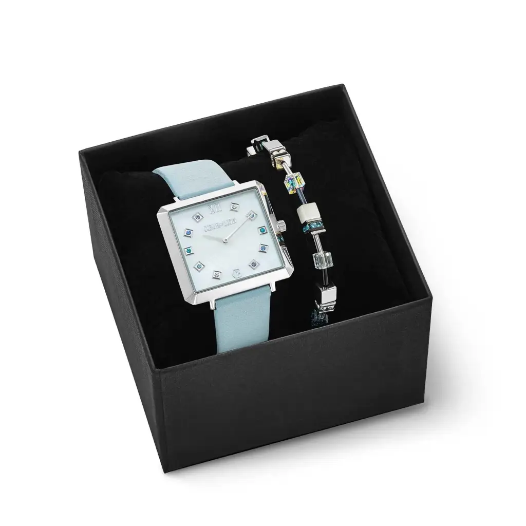 Комплект Coeur de Lion Light Blue-Mother of pearl 7630/53-0753