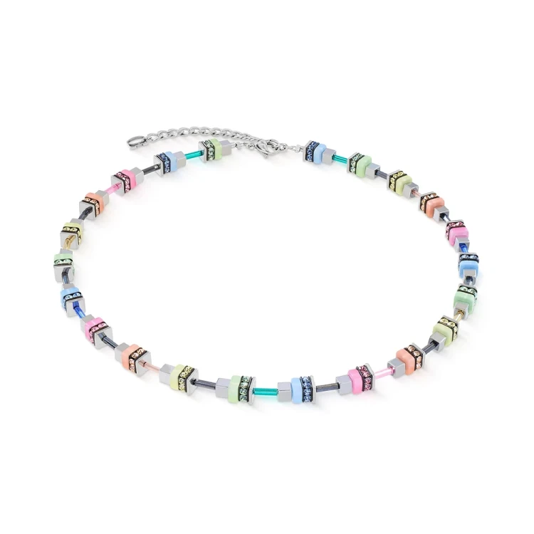 Колье Coeur de Lion Multi-Pastell-Silver 4413/10-1580