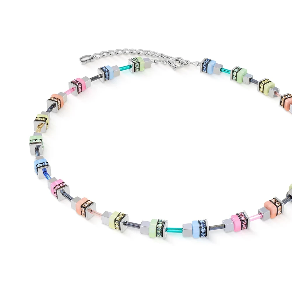 Колье Coeur de Lion Multi-Pastell-Silver 4413/10-1580
