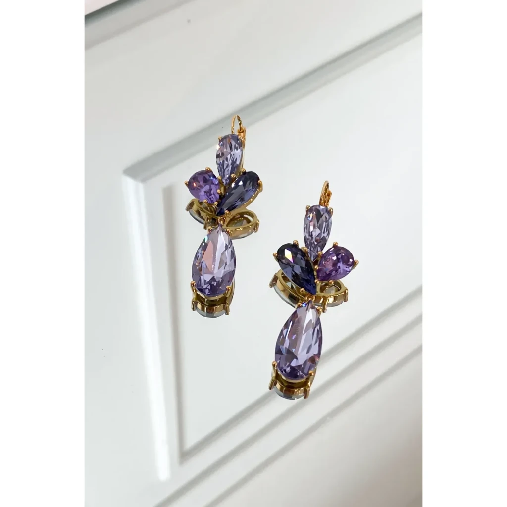 Серьги Dyrberg Kern AMY SG LAVENDER 361015 V/G