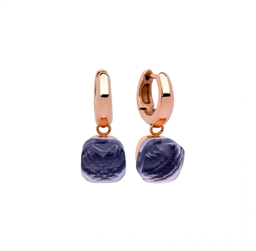 Серьги Qudo Firenze tanzanite 300119 V/RG