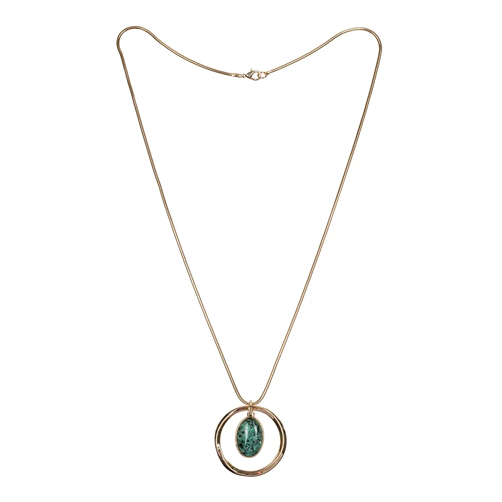 Колье Fiore Luna SERPENTINE STONE LN5134 G/G