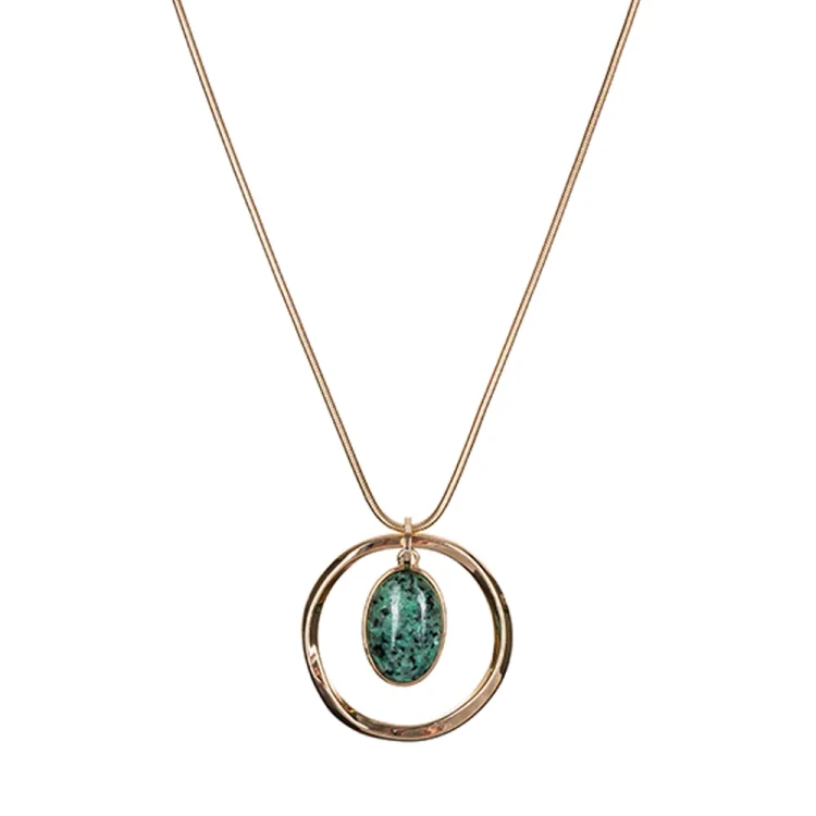 Колье Fiore Luna SERPENTINE STONE LN5134 G/G