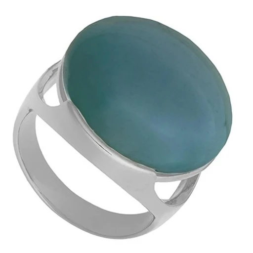Кольцо Possebon pearl green agate K1977.17/17.2 G/S