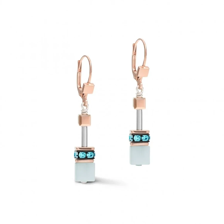 Серьги Coeur de Lion Aqua-Beige 4905/20-2010