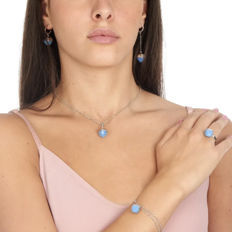 Колье Boccadamo Caleida Blue XGR563C BL/S