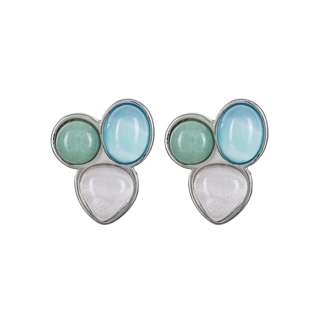 Серьги Possebon Azul, Q.Roze, Q.Verde A0292.20.7.17 S