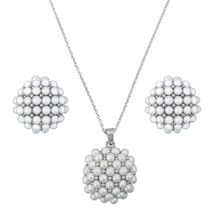 Комплект Fiore Luna колье+серьги SG208407E-001 S