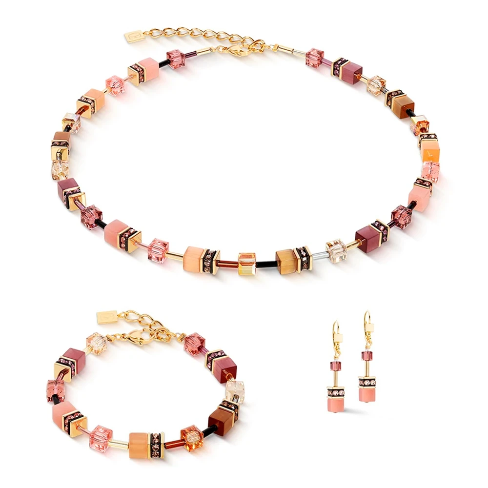 Колье Coeur de Lion Braun-Apricot 2838/10-1132