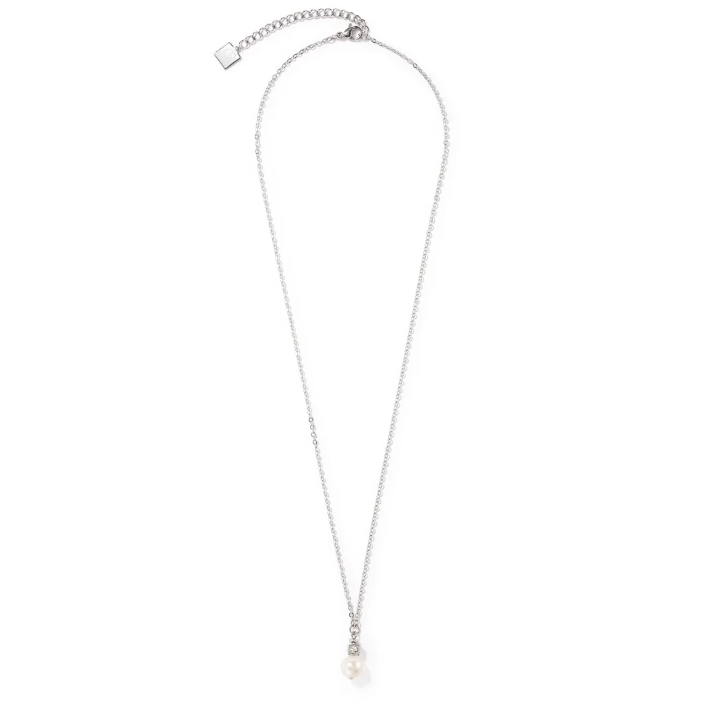 Колье Coeur de Lion White-Silver 1113/10-1417