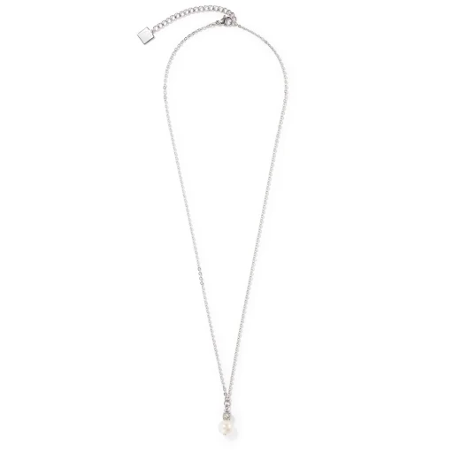 Колье Coeur de Lion White-Silver 1113/10-1417