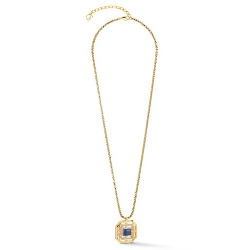 Колье Coeur de Lion Blue-Gold 2066/10-0716